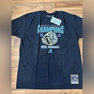 Mitchell & Ness MLB Arizona Diamondbacks Mens XL Retro Vintage Style T-Shirt